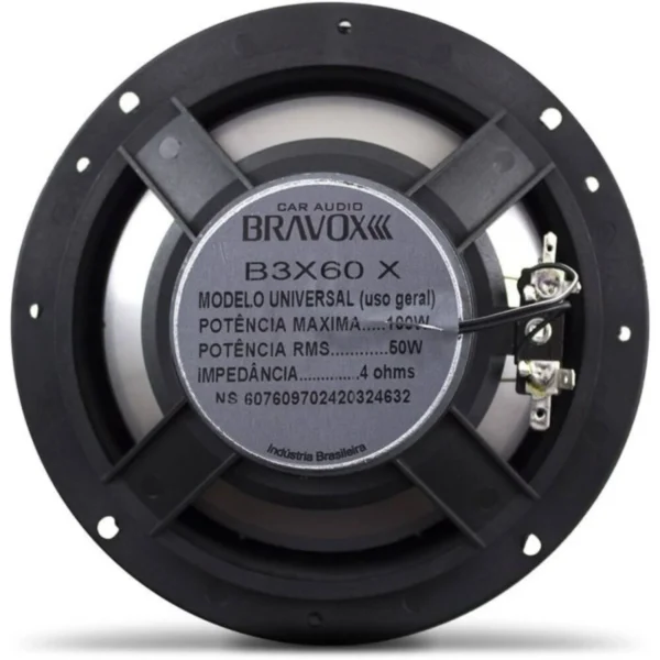 Triaxial Bravox 6 inch 100W Rms Port Auto Speaker Par B3X60X - Image 6