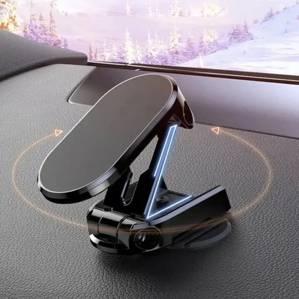 Suporte De Celular Automotivo Magnético Ajustável Carro 360° - Image 5