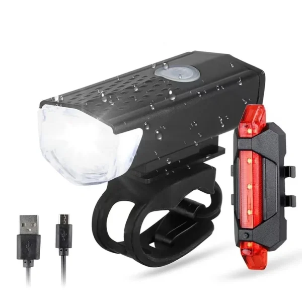 Lanterna E Farol Bicicleta Bike Ciclismo Luz de segurança Ultra Led A Prova D'agua mt2255 - b6