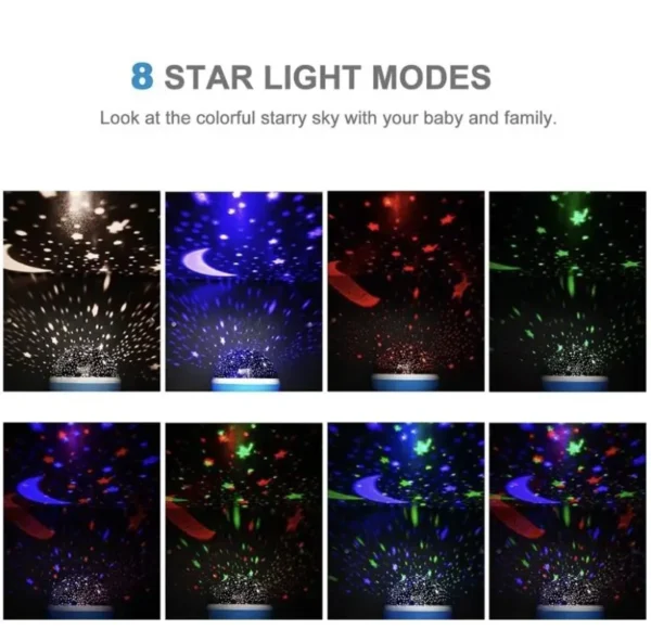 Star Projector Luminaire 360 ° Galaxy Star Master: Lamp for Magical Environments-Fast Shipping to All Brazil - Image 2