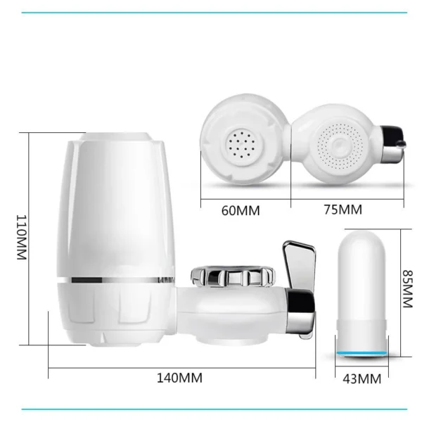 Water Purifier for Kitchen Faucet, Washable Ceramic Percolator, Water Filter for Removing Rust Bacteria - Image 3