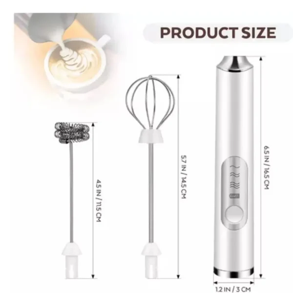 2 in 1 Egg Clear Milk Coffee Electric Mixer Mixer Beater - Image 2