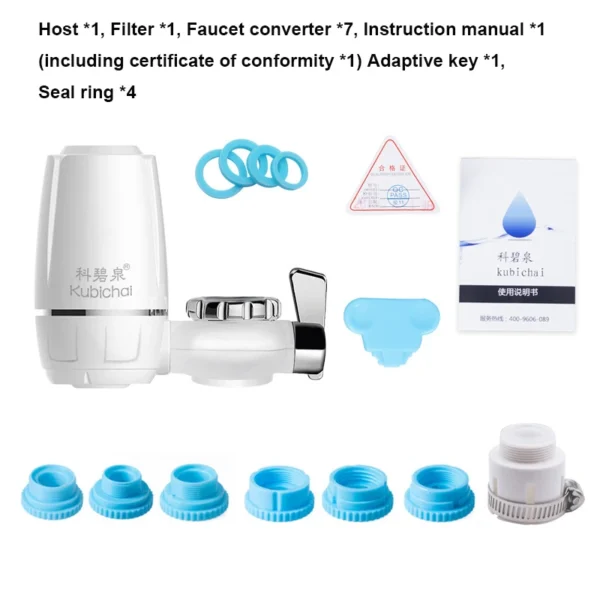 Water Purifier for Kitchen Faucet, Washable Ceramic Percolator, Water Filter for Removing Rust Bacteria - Image 4