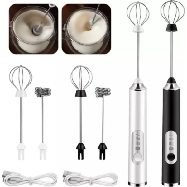 2 in 1 Egg Clear Milk Coffee Electric Mixer Mixer Beater - Image 3