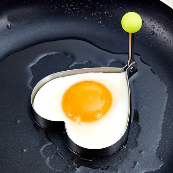 Beautiful Ring/Stainless Steel Egg Fried Mold for Pancake/Random Shaped Kitchen Tool - Image 9