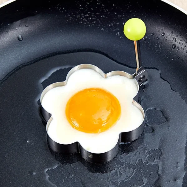 Beautiful Ring/Stainless Steel Egg Fried Mold for Pancake/Random Shaped Kitchen Tool - Image 10