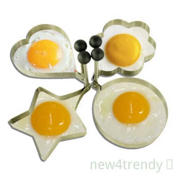 Beautiful Ring/Stainless Steel Egg Fried Mold for Pancake/Random Shaped Kitchen Tool - Image 2