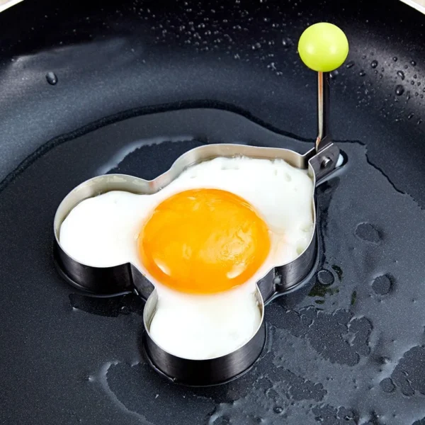 Beautiful Ring/Stainless Steel Egg Fried Mold for Pancake/Random Shaped Kitchen Tool - Image 7